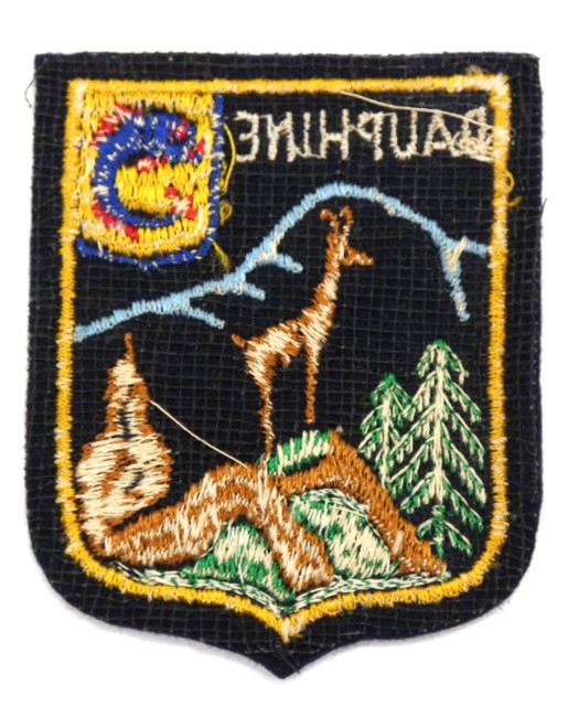 Ecusson brodé ville Dauphiné 