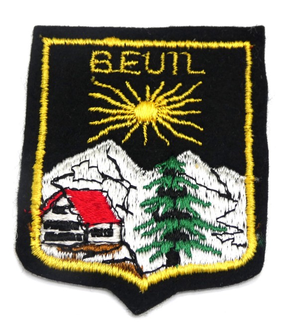 Ecusson brodé ville BEUIL 