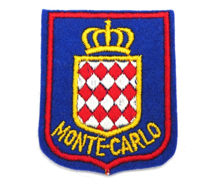 Ecusson brodé ville MONTE - CARLO 