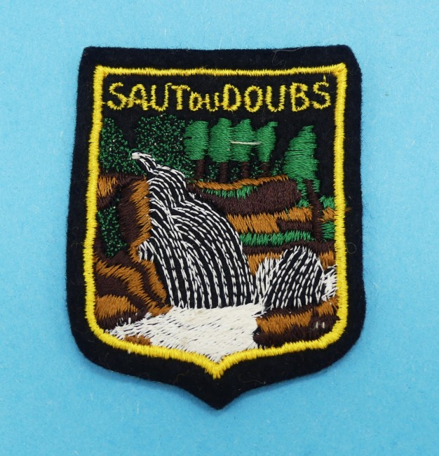Ecusson brodé Saut du Doubs