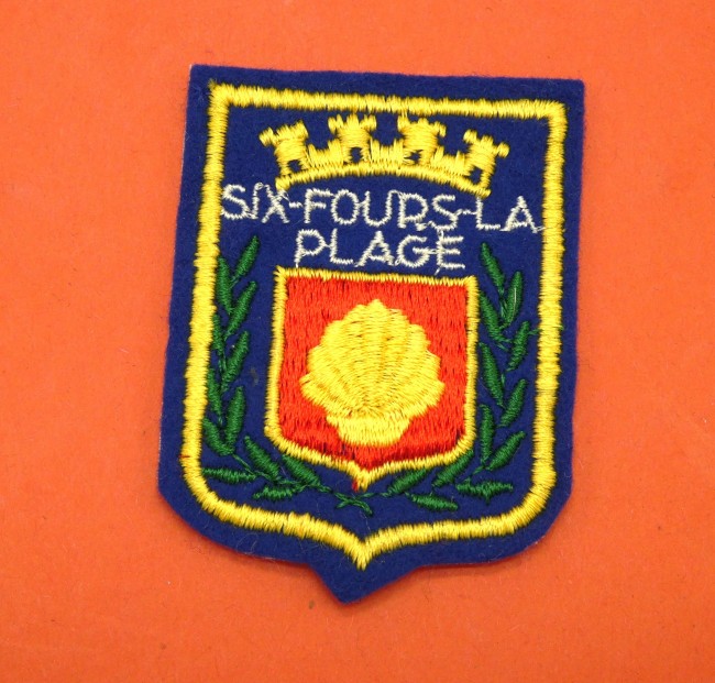 Ecusson brodé Six  Fours La Plage 