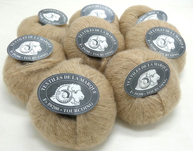 8 Pelotes Steppe beige C 56 beige Textiles de la marque Tourcoing 