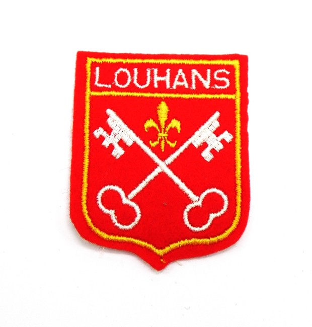 Ecusson brodé ville LOUHANS