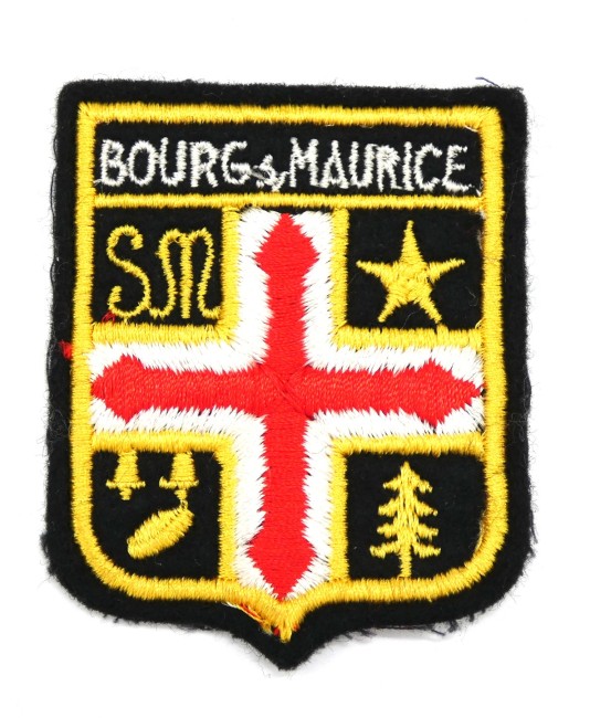 Ecusson brodé ville Bourg Saint Maurice 