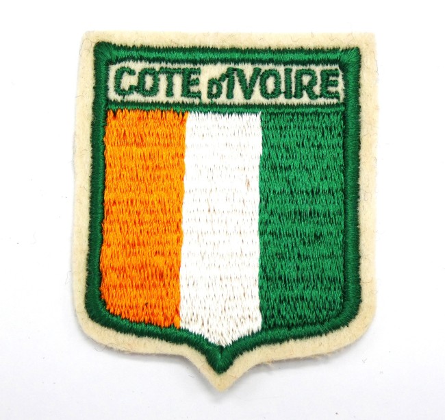 P1070889 Ecusson brodé pays COTE D 'IVOIRE