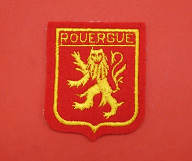 Ecusson brodé ville Rouergue 