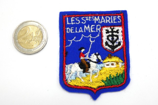 Ecusson brodé Les Saintes Maries de la Mer 