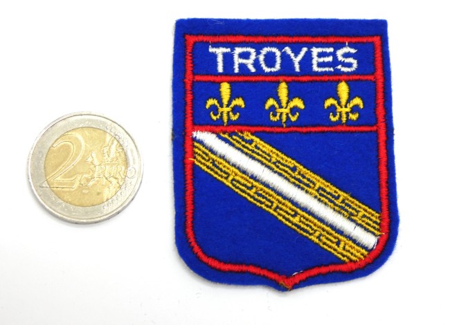 Ecusson brodé ville TROYES
