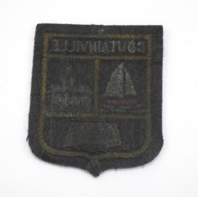 Ecusson brodé ville COUTAINVILLE 