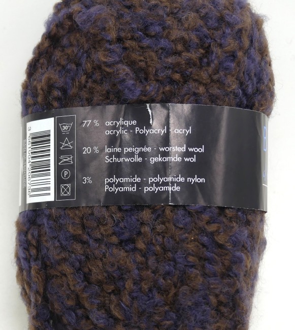 Bergère de france Toison marron / violet