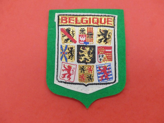  Ecusson tissu brodé BELGIQUE 