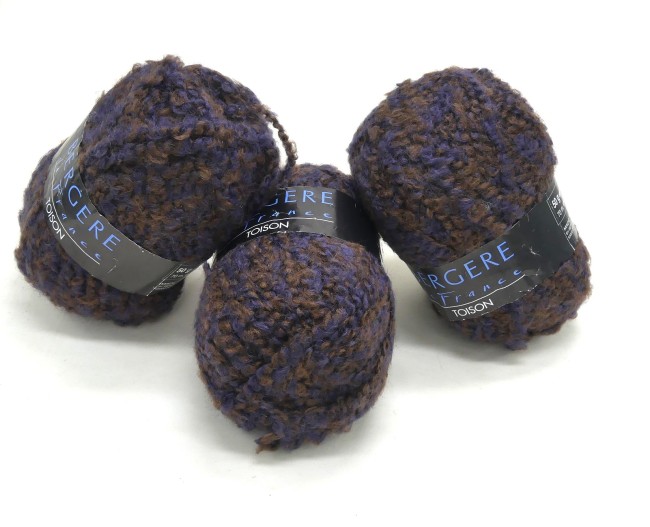Bergère de france Toison marron / violet