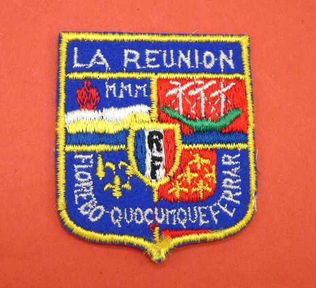 Ecusson brodé Île LA REUNION