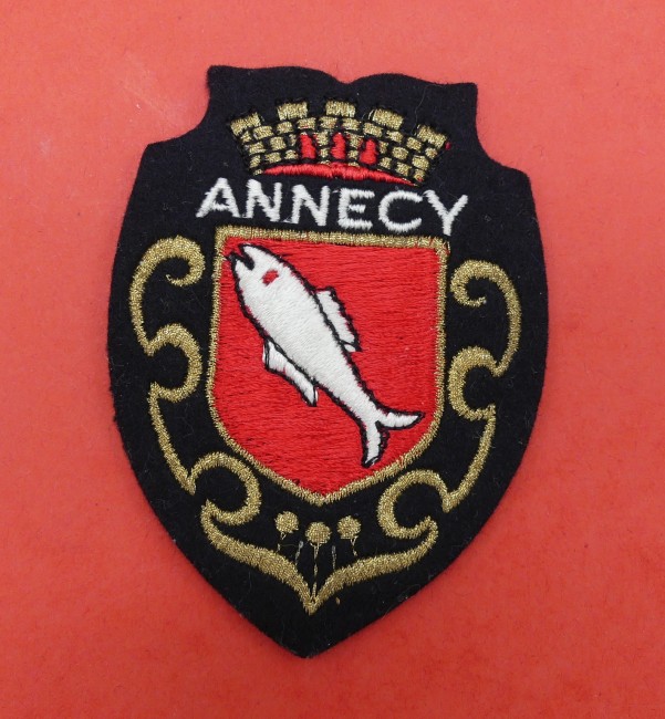 Ecusson meresse brodé ville Annecy 