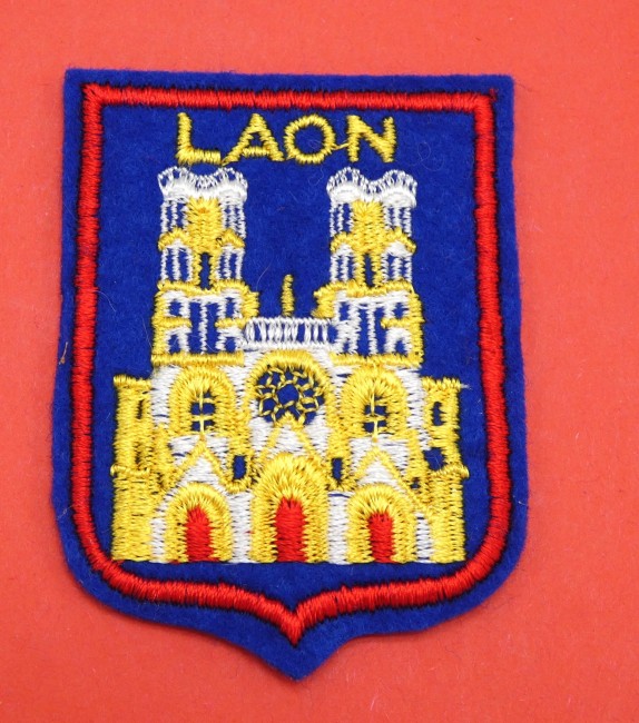 Ecusson brodé ville LAON 