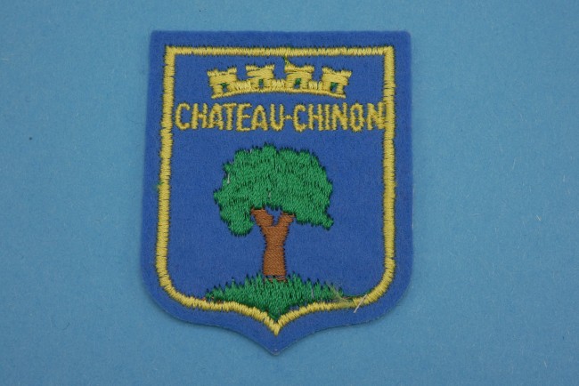 Ecusson brodé ville Château - Chinon