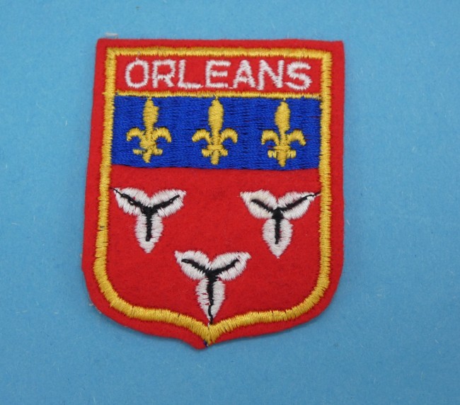 Ecusson brodé ville Orléans