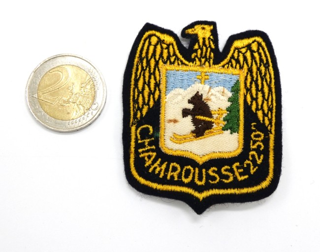 Ecusson brodé ville CHAMROUSSE 2250 M