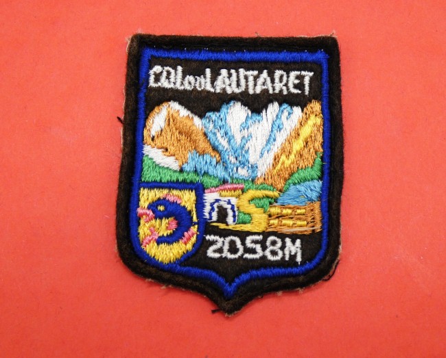 Ecusson ancien Col du Lautaret 2058 M 