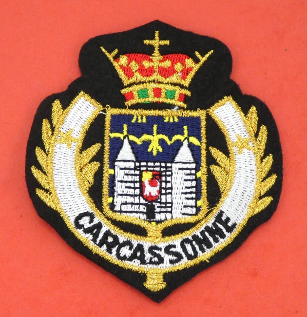 Ecusson brodé ville Carcassonne