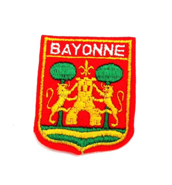 Ecusson brodé ville Bayonne 