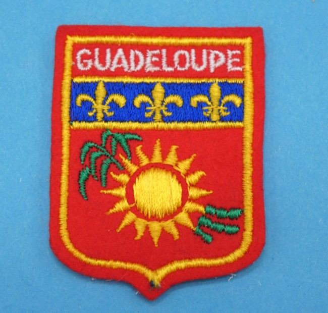 Ecusson brodé pays GUADELOUPE 