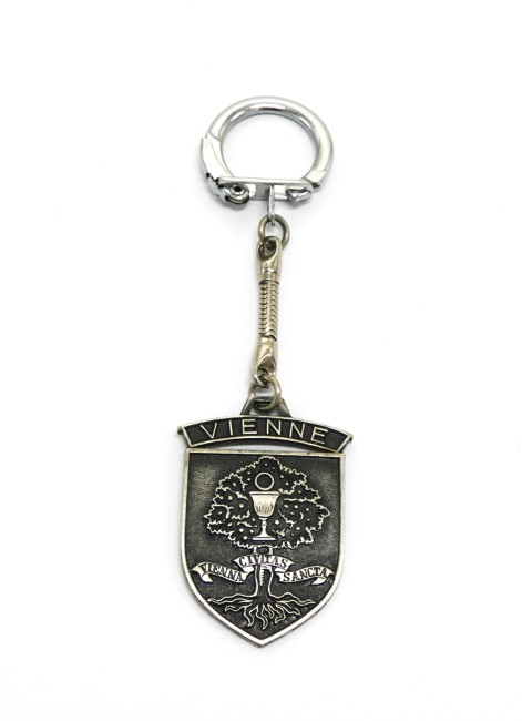 Porte clé métal blason ville VIENNE 