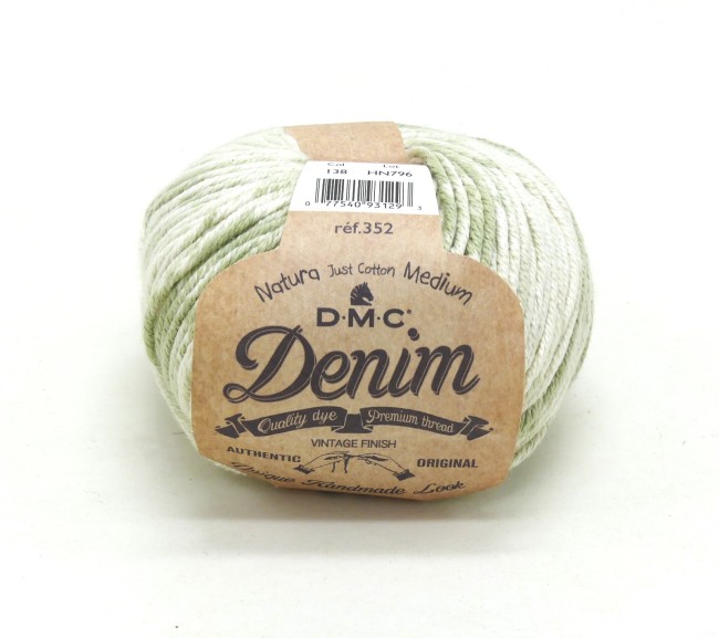 Fil DMC coton natura Denim - crochet / tricot / 138
