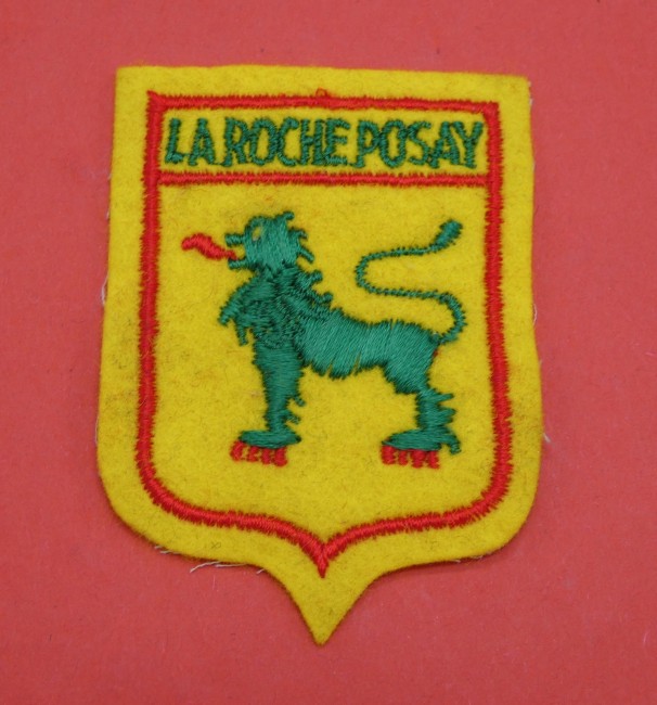 Ecusson ancien brodé La Roche Posay