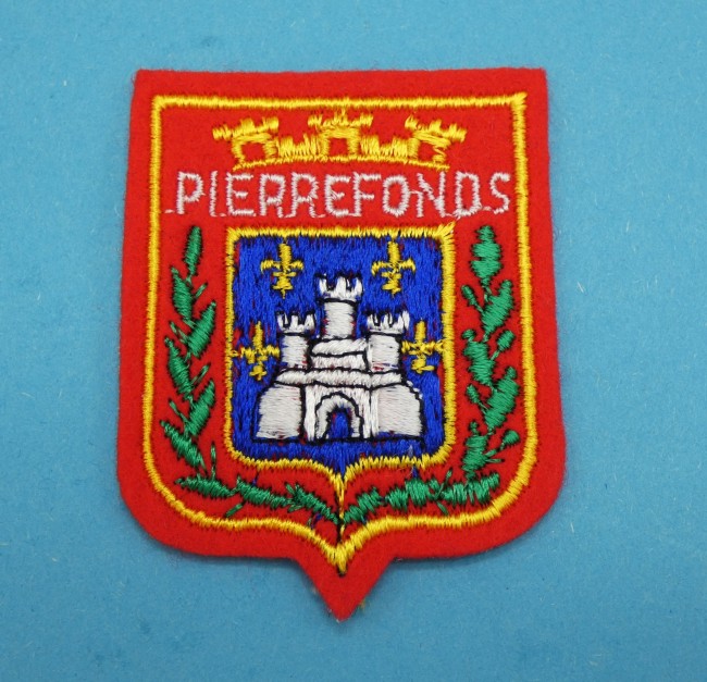 Ecusson brodé ville Pierrefonds