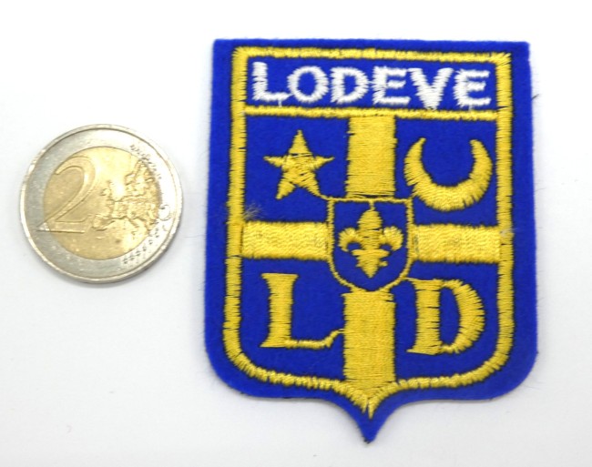 Ecusson brodé ville LODEVE