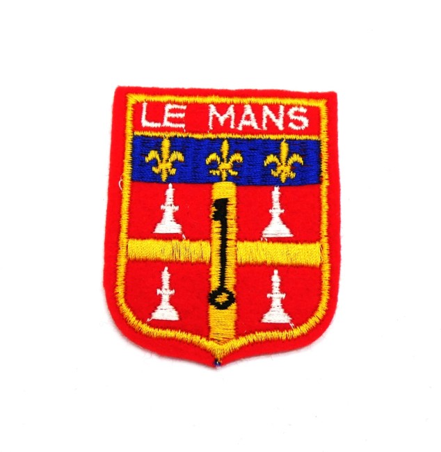 Ecusson brodé ville Le Mans