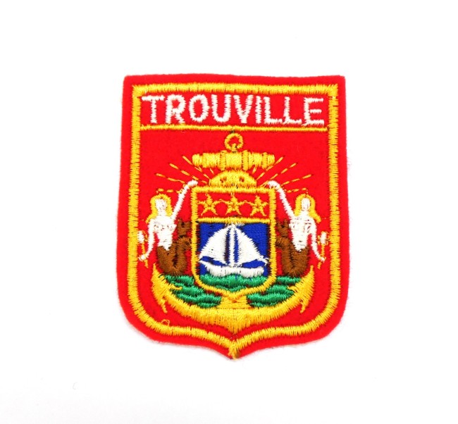 Ecusson brodé ville Trouville