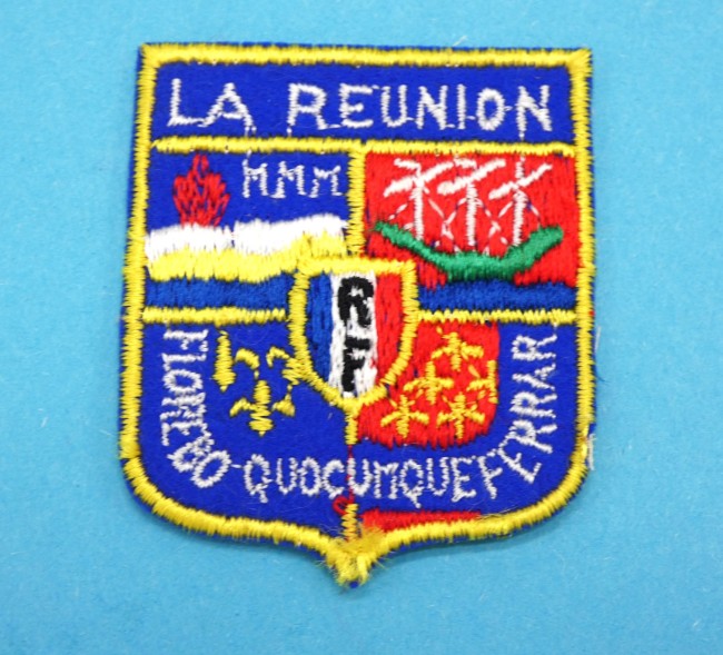 Ecusson brodé Île LA REUNION