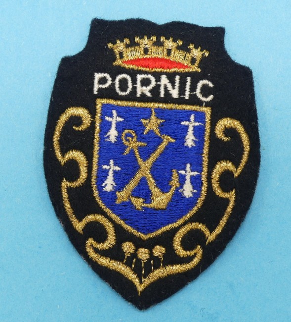 Ecusson brodé ville Pornic 