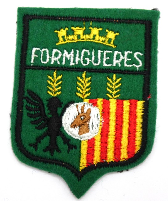 Ecusson brodé ville FORMIGUERES