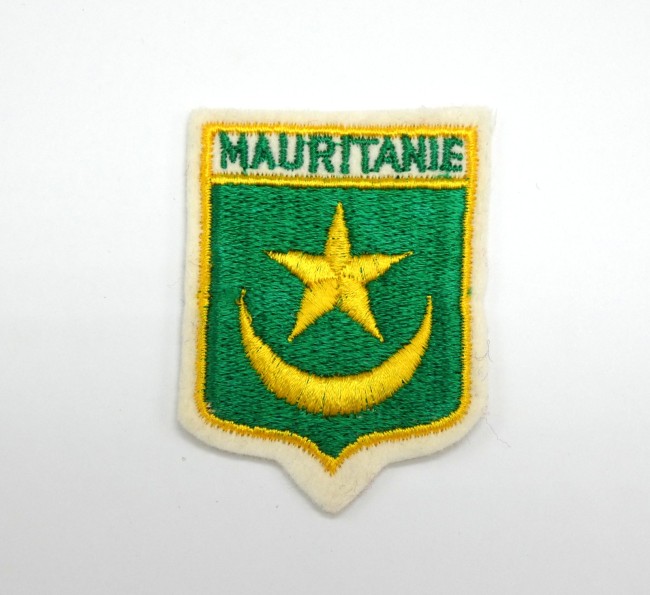 Ecusson brodé pays MAURITANIE