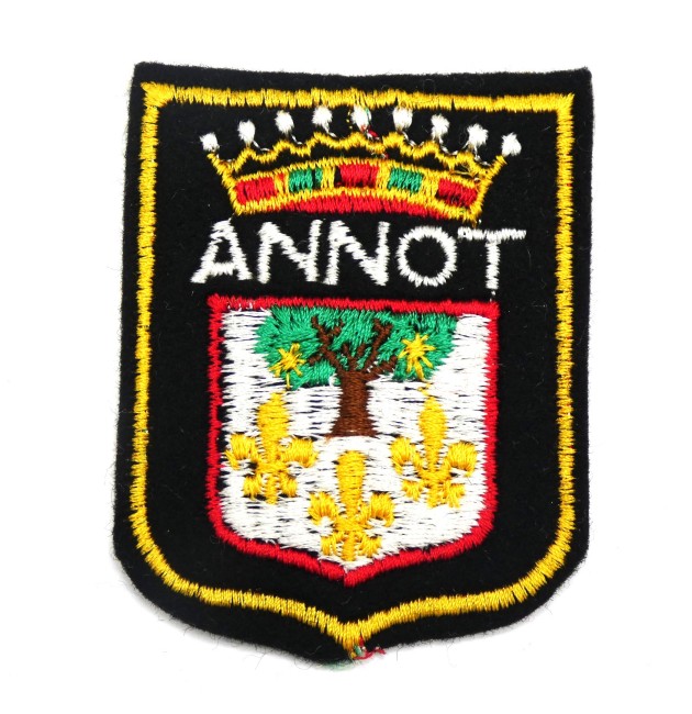 Ecusson brodé ville ANNOT 
