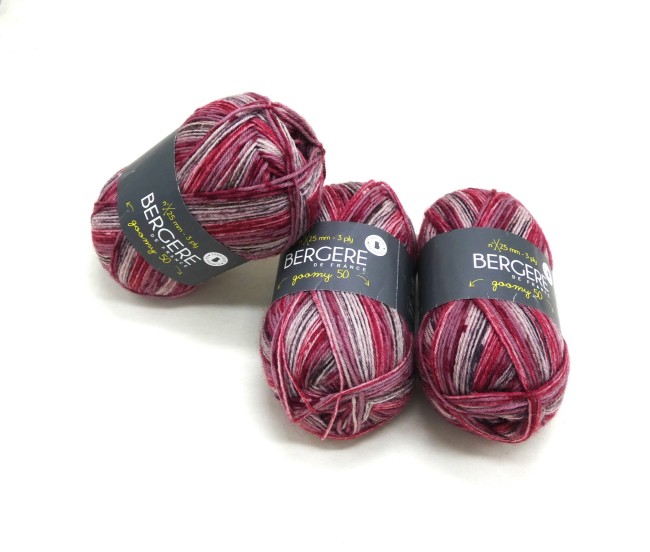 Laine Bergère de France Goomy 50 Imprim rose