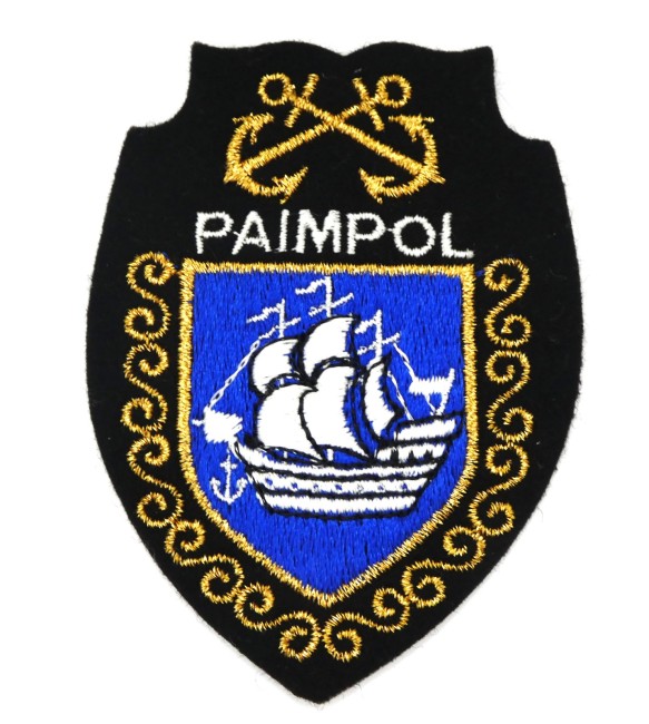 Ecusson ville brodé PAIMPOL 