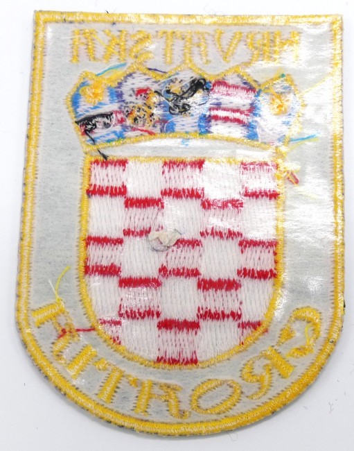 P1260053 Patch thermocollant pays CROATIA HRVATSKA