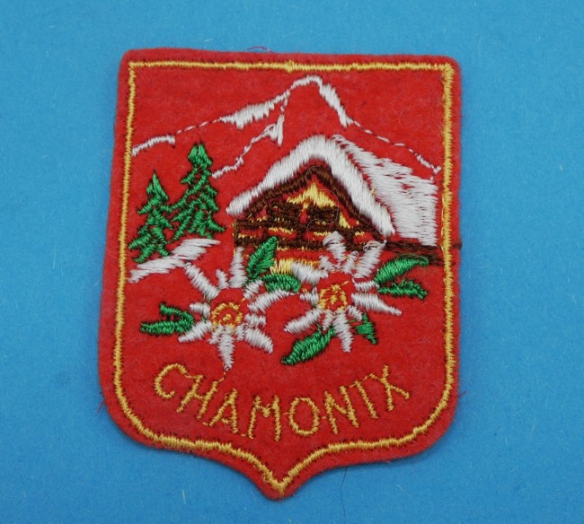 Ecusson brodé ville CHAMONIX 