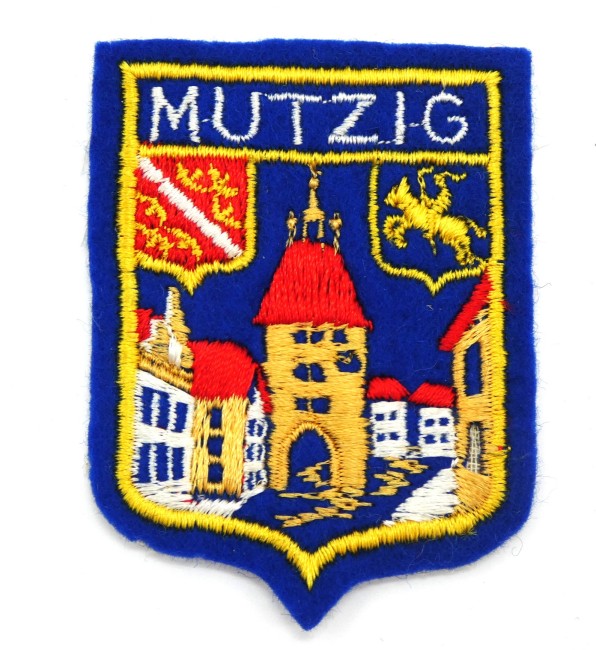 Ecusson brodé ville MUTZIG