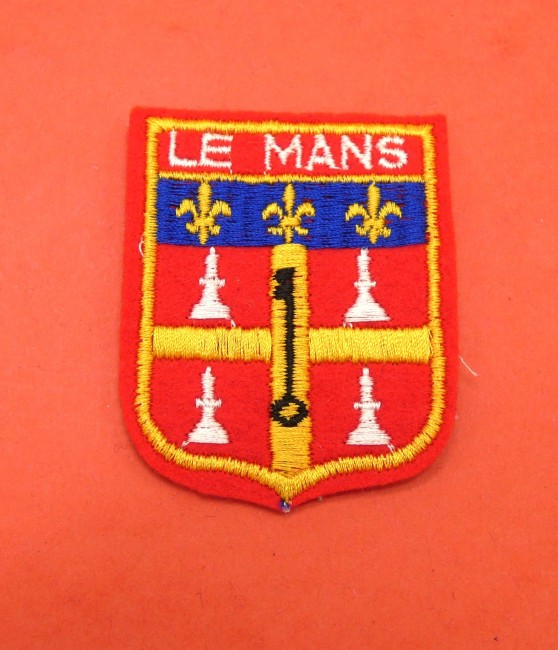 Ecusson brodé ville Le Mans