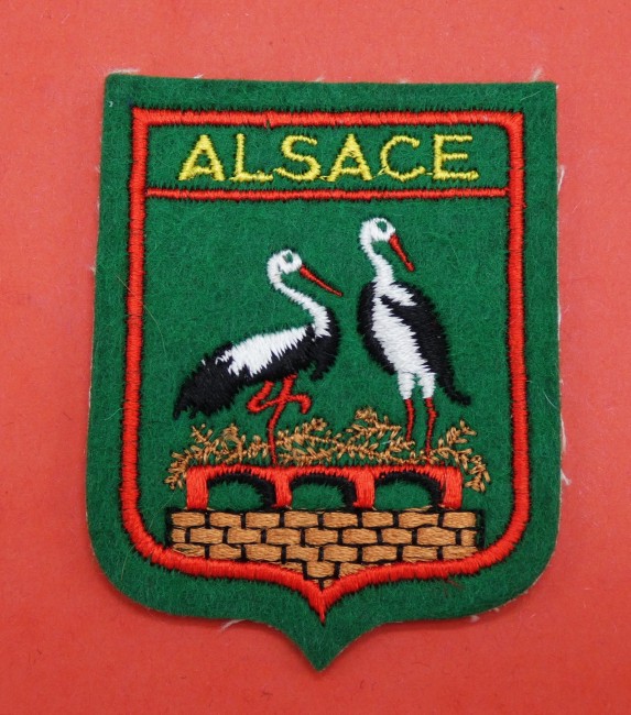 Ecusson collection brodé ville ALSACE