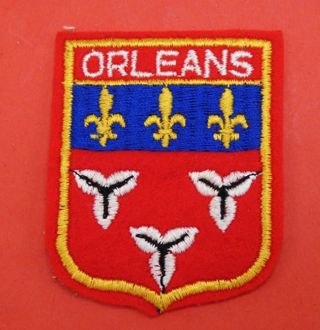 Ecusson brodé ville Orléans