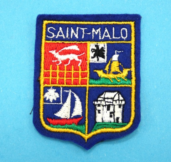 Ecusson brodé ville SAINT - MALO 