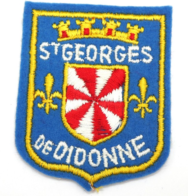 P1070395 Ecusson brodé ville St GEORGES de DIDONNE