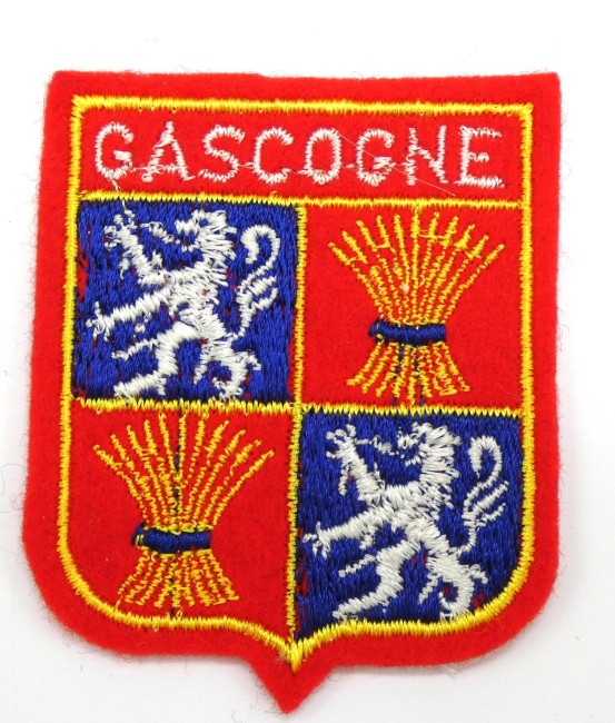 Ecusson brodé ville Gascogne