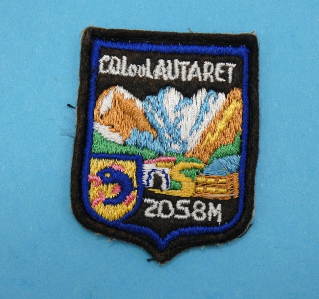 Ecusson ancien Col du Lautaret 2058 M 